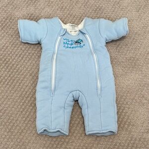 Magic Light Blue Baby Footie